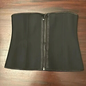 Waist Gang society black corset size large